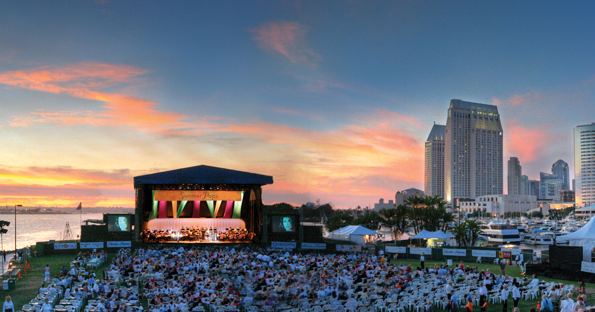 San Diego Symphony Summer Pops Seating Chart